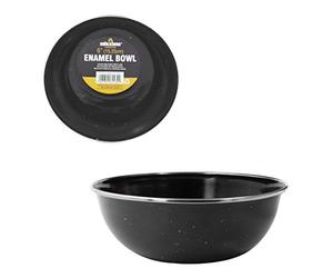 Stoviglie smaltate Milestone - Ciotola Smaltata, Colore Nero, 15,24 cm