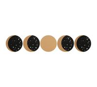 Stoviglie/Sottobicchieri - Luna Fasi - 5-Piece di Legno Sottobicchiere Set -