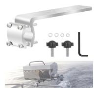 Stow N' Go 58182 Staffa di montaggio per qualsiasi griglia Kuuma Stow N' Go, adatta per camper, barca, campeggio, fuoribordo, può essere utilizzata su ringhiere orizzontali rotonde da 2,2 cm a 3,8 cm