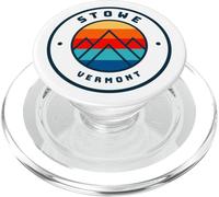 Stowe Vermont Sci Snowboard Sci Gita in famiglia PopSockets PopGrip per MagSafe