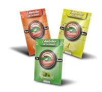 Stoxser 450 stuzzicadenti con gusto, confezione da 3 pezzi, pesca e limone/limone e mentolo, rivoluzione del gusto stuzzicadenti, gusto senza gomma, supporto per dentifricio, filo interdentale senza