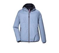 STOY Giacca funzionale da donna, impermeabile, con cappuccio, misura grande, STS 18 WMN JCKT, azzurro, 54, 43139-000