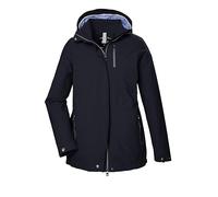 STOY Giacca funzionale da donna, impermeabile, con cappuccio rimovibile, taglie grandi, STS 9 WMN JCKT, blu scuro, 52, 43093-000