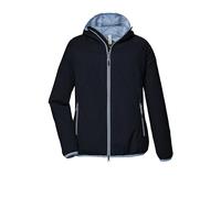 STOY Giacca funzionale da donna, impermeabile, con cappuccio, taglie grandi, STS 18 WMN JCKT, blu scuro, 56, 43139-000