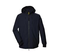 STOY Giacca funzionale da uomo, impermeabile, con cappuccio rimovibile, taglie grandi, STS 16 MN BLSN, blu scuro, 3XL, 43104-000