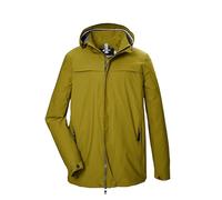 STOY Giacca funzionale da uomo impermeabile con cappuccio staccabile - Taglie grandi STS 14 MN JCKT, Fading Leafs, 5XL, 43102-000