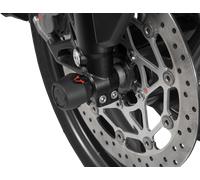 Protezione motore e protezione telaio - SW-MOTECH Kit tamponi di protezione per asse anteriore2Nero. Moto Guzzi V85 TT (19-).