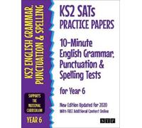 STP Books KS2 SATs Practice Papers 10-Minute English Grammar, Punctu (Tascabile)