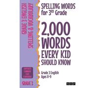 STP Books Spelling Words for 3rd Grade (Tascabile)
