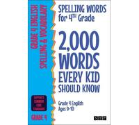 STP Books Spelling Words for 4th Grade (Tascabile)