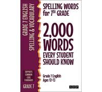 STP Books Spelling Words for 7th Grade (Tascabile)