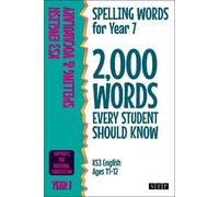 STP Books Spelling Words for Year 7 (Tascabile)