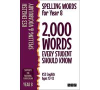 STP Books Spelling Words for Year 8 (Tascabile)