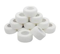 STpro Non Tessuto Coesive Elastica Benda Flessibile Bendaggio in Varia Colori,2,5cm x 12 Rotoli,Bianco