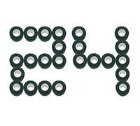 STpro Non Tessuto Coesive Elastica Benda Flessibile Bendaggio in Varia Colori,2,5cm x 24 Rotoli,Verde Scuro
