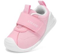 STQ KIDS Scarpe primi passi per neonati, morbide, leggere, per ragazzi e ragazze, pantofole leggere per bambini, Colore: rosa., 18-24 mesi Larga
