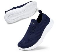 STQ Scarpe Donna Sneakers Senza Lacci Comode Running Ginnastica Tennis Memory Foam Infermiere Lavoro Camminata Scarpe Blu Scuro 40 EU