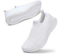 STQ Scarpe Donna Sneakers Senza Lacci Comode Running Ginnastica Tennis Memory Foam Infermiere Lavoro Camminata Scarpe Bianco 39 EU