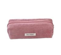 STQDEU Astuccio Aestheti, astuccio Aestheti, grande volume di cancelleria, in tinta unita, astuccio per adolescenti, astuccio per ragazze, rosa., Può essere utilizzato come astuccio per cancelleria o