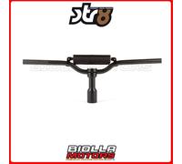 STR-006.06/BK MANUBRIO + SUPPORTO NERO MBK STUNT 50CC AC CAT (DAL '04)