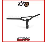 STR-006.07/BK MANUBRIO + SUPPORTO NERO YAMAHA BW'S 50CC AC (DOPO IL '04)