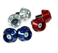 STR-086.34/RE PESETTI TERMINALI PUNTALI MANUBRIO BILANCERI ROSSO ANODIZZATO STR