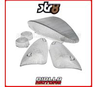 STR-620.01/WH-CE SET VETRI GEMME FRECCE RL TRASPARENTE YAMAHA AEROX 100CC 2 TEMP