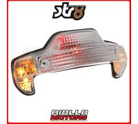 STR-648.08 FANALINO POSTERIORE STOP STR8, BIANCO / TRASPARENTE MBK BOOSTER PRIMA