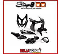 STR-951.01/BK KIT CARENA 7 PEZZI YAMAHA AEROX DAL 2013 NERO