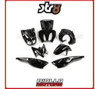 STR-985.30/BK KIT CARENA 7 PEZZI NERO MBK STUNT 50CC AC CAT (DAL '04)