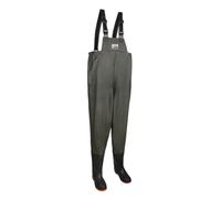 STR Hydro Wader - Scafandro da Pesca Impermeabile in PVC con Stivali Antiscivolo, Salopette Waders Heavy Duty per Pesca, Caccia e Outdoor (41)