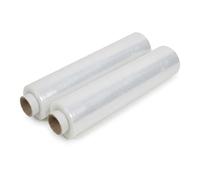 Straame Pellicola trasparente per pallet, resistente, per industrie, traslochi di case, imballaggi, rivestimenti per mobili, stoccaggio, resistente agli strappi, impermeabile e a prova di umidità, 400