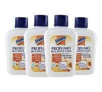 Strabilia Profumo per Bucato e Casa, Fragranza Intensa Freschezza Fiorita, Profumo Incapsulato a Lunga Durata, Per Lavatrici, Asciugatrici e Pavimenti - 4 x 250 ML