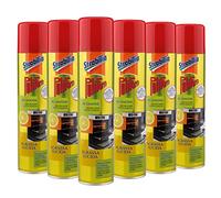 Strabilia Puliforn Spray Sgrassa e Lucida, Fragranza Limone, Sgrassatore Universale, Pulisce Forni e Fornelli senza Fatica - 6 x 300 ML