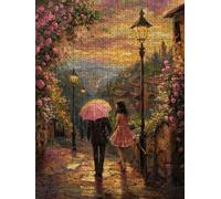 Strada Coppia Puzzle 6000 Pezzi, 3D Puzzle per Adulti Impegnativo, Educa Puzzles Artistico, Divertente E Stimolante Puzzles Decorativo per La Famiglia, Regalo e Decorazione Pareti FNKL6-592