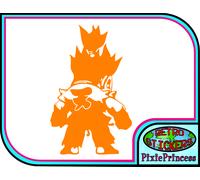 Strada Fighter Akuma Gouki F Adesivo Vinile Console Auto Camion Vetrina Gioco