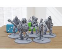 Strada Marcia - 3D Stampato Figure per Zombie Post Apocalyptic Miniatura Tabella