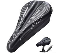 Strada per Mountain Bike Cuscino Sedile Striscia Riflettente Strada per (Nero E Grigio)