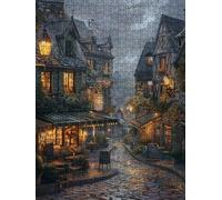 Strada Tavola Nera Puzzle 3000 Pezzi, 3D Puzzle per Adulti Impegnativo, Educa Puzzles Artistico, Divertente E Stimolante Puzzles Decorativo per La Famiglia, Regalo e Decorazione Pareti FNKL6-388