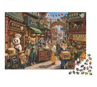 Strada vintage di Chinatown Vintage Puzzle 1000 Pezzi, Anti-Stress