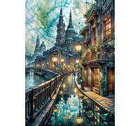 Strade della città Cielo - Puzzle 4000 Pezzi - Puzzle Fai da te 148x105 cm,Intrattenimento Creativo - Puzzle Per Adulti E Tutta La Famiglie