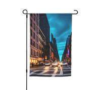 Strade di New York City Stampa Qualsiasi Occasione Bandiera Giardino Bandiera Tutte Le Stagioni Outdoor Bandiera Yard Decor Per Patio Bandiera