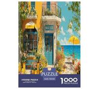 Strade europee Puzzle 1000 Pezzi Jigsaw Puzzle Ad Alta Difficoltà Regali Per Adulti E Adolescenti Home Giochi 70x50cm/1000pcs