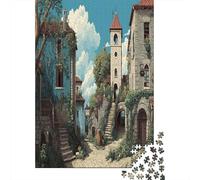 Strade europee Puzzle 1000 Pezzi Trattori Jigsaw Puzzle Per Adulti Puzzle 1000 Pezzi Difficili Per Adulti Home Giochi Puzzle 52x38cm/1000pcs
