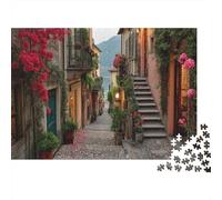 Strade lungo il Lago di Como, ItaliaPuzzle 1000 Pezzi Per Adulti, Giochi Educativi52x38cm/1000pcs