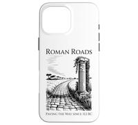 Strade romane che appesano il modo in cui la storia Custodia per iPhone 16 Pro Max