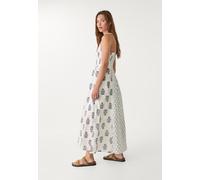 Stradivarius Abito midi stampato Azzurro mare M
