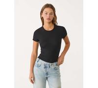 Stradivarius - Body nero con scollo rotondo M