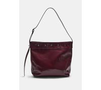 Stradivarius Borsa a secchiello con borchie Granata OS