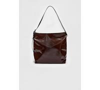 Stradivarius Borsa a secchiello finta pelle Marrone OS